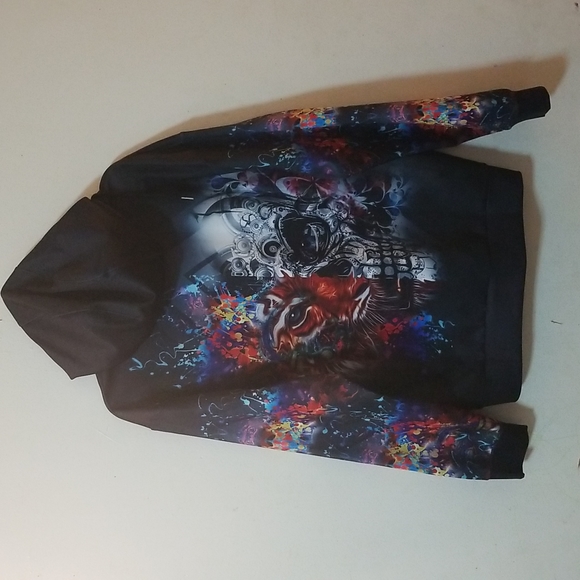 SBC Limited Edition Lion Skull Abstract Hoodie - Picture 9 of 11